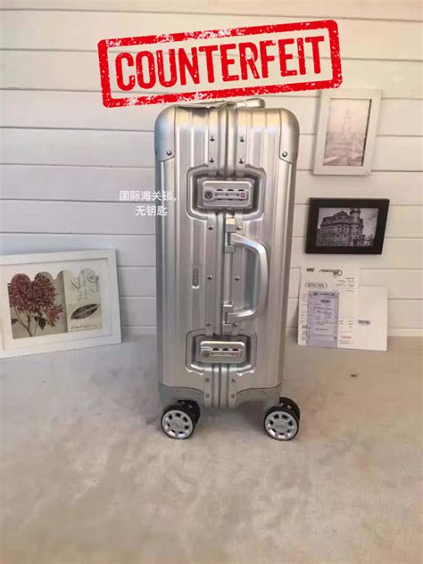 fendi x rimowa suitcase fake|Rimowa counterfeit luggage.